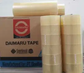 Lakban OPP Daimaru Tape 2 Inchi 90 Yard Sekotak Isi 72pcs