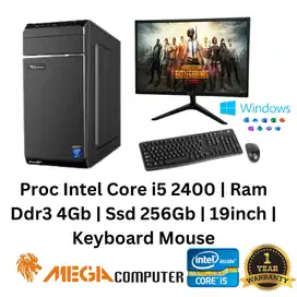 Pc Komputer Rakitan Core i5 2400 | 4Gb | 256Gb