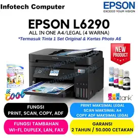 EPSON L6290 Print,Scan F4, Copy, Fax,Wifii Terlengkap Gratis Ongkir