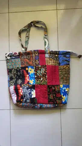 Dijual tas kain (handmade) uk. 50cmx65 cm