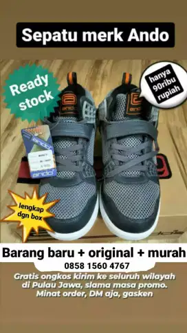 Sepatu baru - Sepatu Ando - Kualitas original