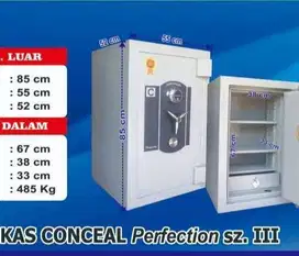 Lemari Besi Brankas Conceal Perfection Size 3 Murah Chubb Solingen SNI