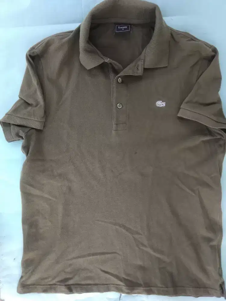 Kaos Kerah Lacoste size 4 (Lebar 53 cm)