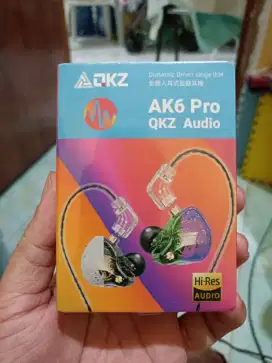 Headset Earphone IEM QKZ AK6 PRO FREE HARD CASE Super Bass Kere Hore