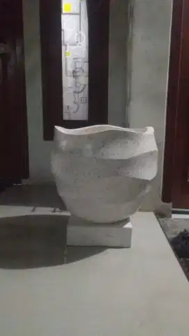 bak mandi dan pot teraso