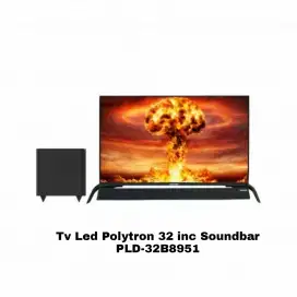 Tv Led Polytron 32 inc Soundbar PLD-32BV1558