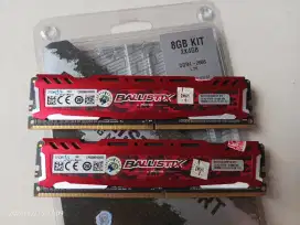 RAM DDR4 8GB ( 2x4GB ) Micron Ballistix