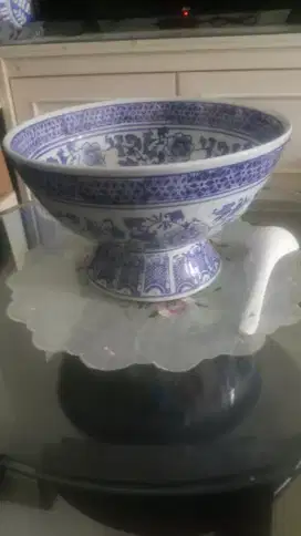 Bowl Keramik Biru Putih