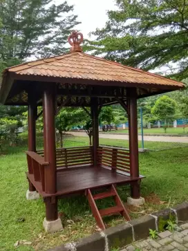 Pusat Pembuatan Saung Gazebo - Saung Kelapa - Saung Bambu