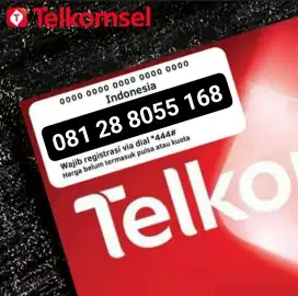 Nomor Cantik Telkomsel Simpati Seri BOSS 168 Hoki