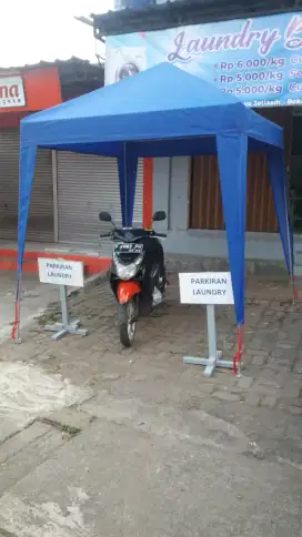 PRODUKSI TENDA STAND PIRAMID, SIAP ANTAR JABODETABEK.