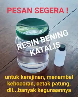 Resin katalis met powder