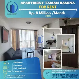 Apartment Taman Rasuna, For Rent, 2Br, Full Furnished, Siap Huni