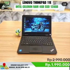 LAPTOP 1JTAN LENOVO THINKPAD SUDAH SSD!! MULUS NO MINUS SIAP PAKAI