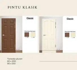Promo Pintu ABS, classic garansi 10 tahun (daun+kusen)uk 800 x 2000mm.