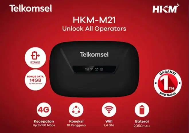 Modem Mifi Router N1 M21 ByPass 2050 Mah