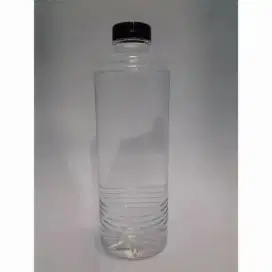 Botol almond 500ml tutup hitam leher pendek (91pcs)