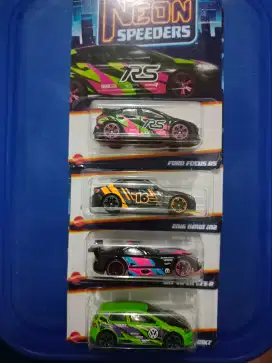 Hotwheels Neon speeders