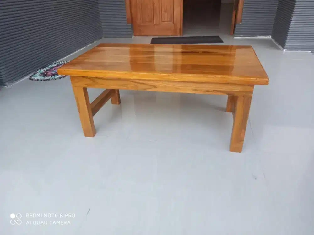 Mej aquarium, meja kompor, meja serbaguna bahan jati