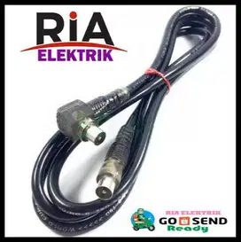 KABEL ANTENA TV 2M KITANI WITH JACK TV / COAXIAL CABLE MALE TO L MALE