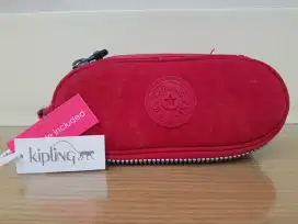 Tempat Pensil Kotak Pinsil / Pouch Kosmetik Makeup ORI Kipling Duobox
