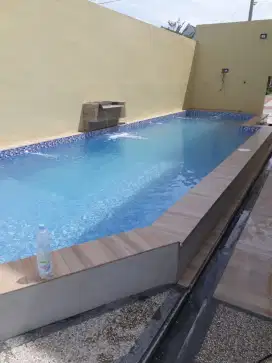 Kolam renang minimalis