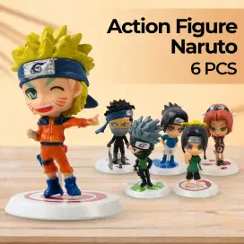 Mainan action figure Naruto 6pcs model