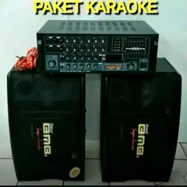 Paket Karaoke BMB 10in + ampli Aiwa termurah..