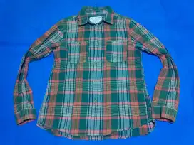 Kemeja flannel Edwin size L fit M