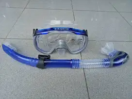 Diving Mask Snorkle Silicone EXQUIS