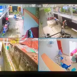 Cctv murah 4 camera 2 mp dahua colorfu mic