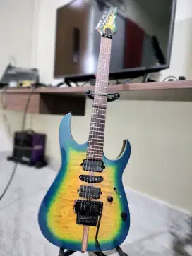 Ibanez Premium RG6PFGMLTD Geyser Blue Burst