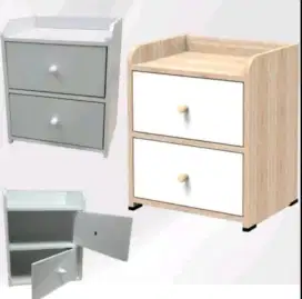 Meja Nakas Kecil - Bed Side Table - Laci Serbaguna