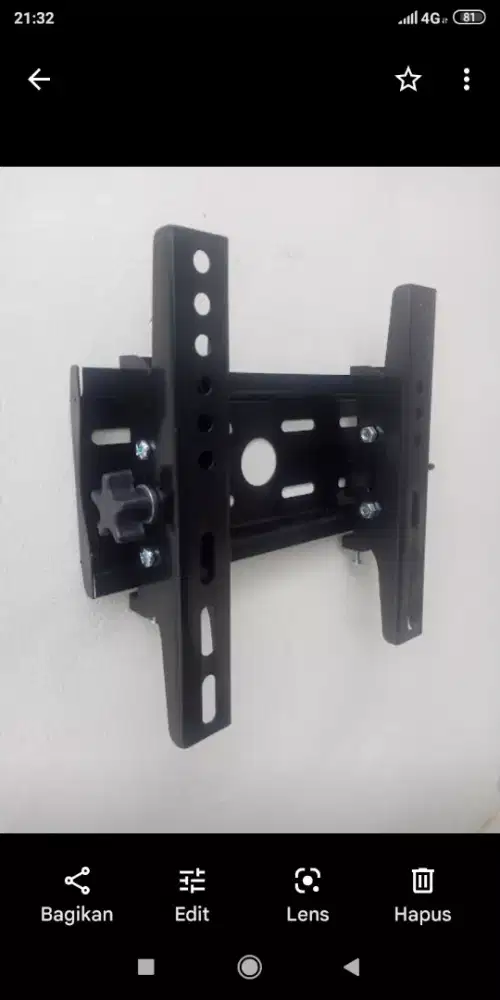 Bracket breket TV + pasang