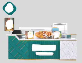 Counter booth bekas mall