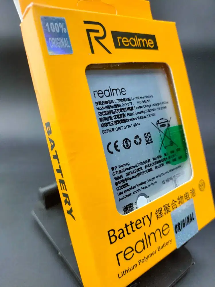 Baterai Realme C30 Realme C31 BLP841 Baterai Realme C35 Realme 8i ORI