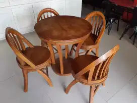 Meja Kursi Kayu Jati