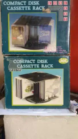 Isi 20 bh CD, rak mini.