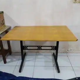 Meja makan belajar Knock Down jadul berkualitas