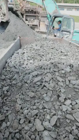 Pasir pasang cor bangka lampung limestone basecours batu belah kali