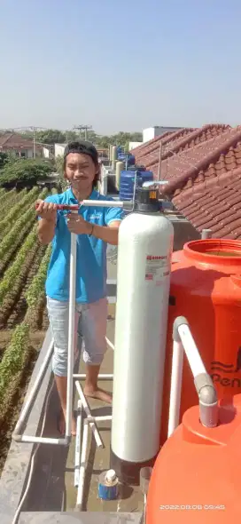 Filter saringan air pompa sumru bor tanah/PDAM PAM kuning kotor dll