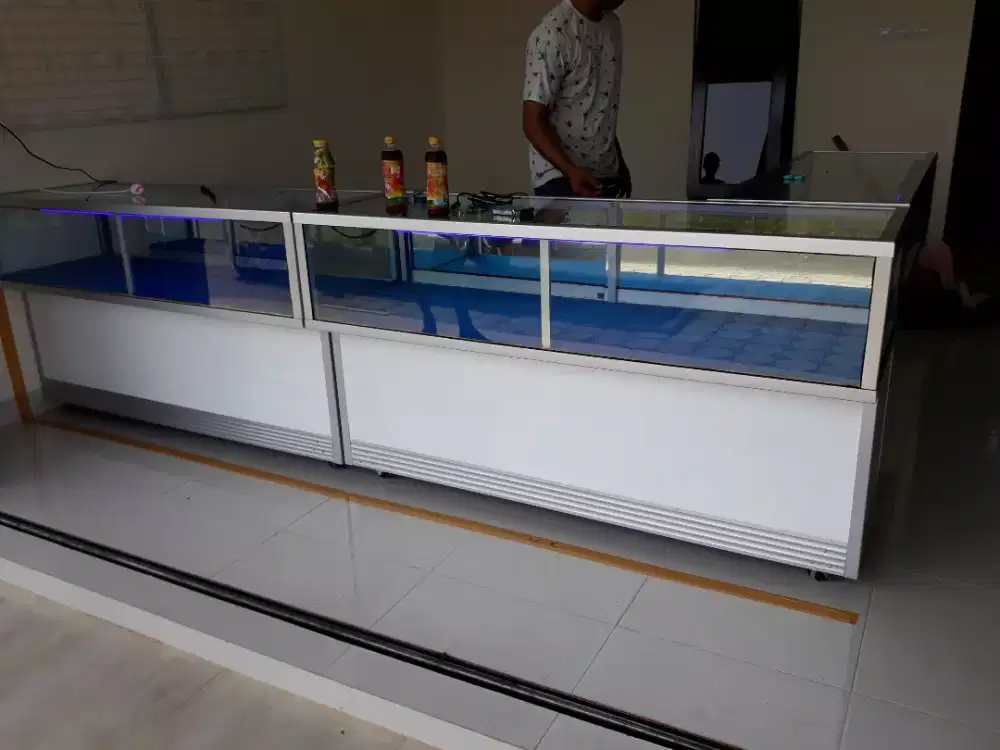 Ready etalase konter produksi sendiri termurah free ongkir