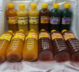 Sinom segar dan asli tanpa pengawet beserta minuman tradisional