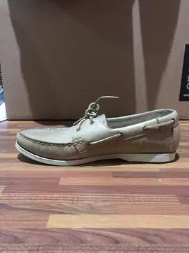 Sepatu casual kulit land rover original slip on sisa export landrover