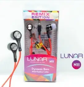 Earphone Lunar N11 Ukuran 3.5mm Dynamic Bass