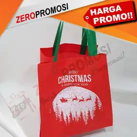 Souvenir Christmas Tas Goodie Bag Natal Ready Stock Ukuran Box Kue 23