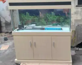 Dijual aquarium fullset 140x40x50cm
