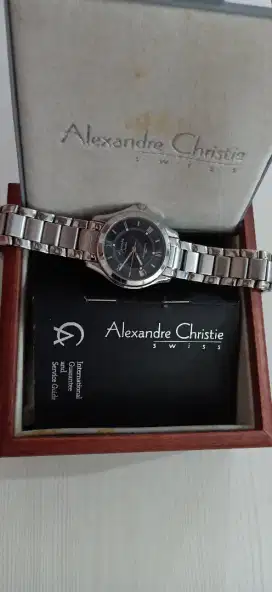 Jam Alexandre Christie ORI thn 2003 bagus ada germanium pendant ORI bu