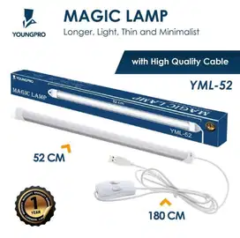 Lampu Portable dinding YOUNGPRO MAGIC LAMP LED PANJANG 26cm dan 52cm