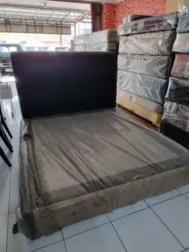 Divan Spring bed bekas + Sandaran Spring Air 180